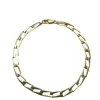 Bracelet en or jaune 18 carats, maille cheval