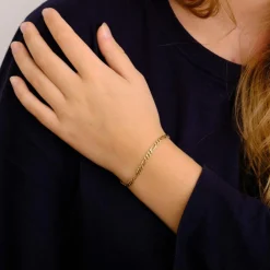 Bracelet en or jaune 14 carats