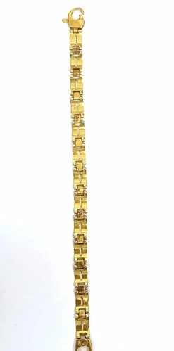 Bracelet en or jaune 14 ct