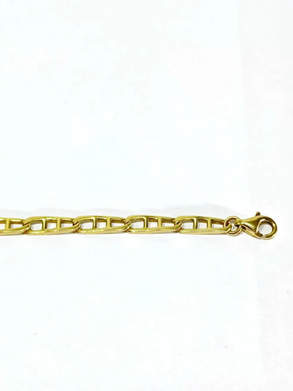 Bracelet en or jaune à mailles