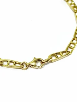Bracelet en or jaune à mailles