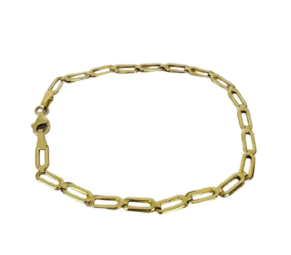 Bracelet en or jaune avec des maillons élégants