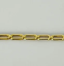 Bracelet en or jaune avec des maillons élégants