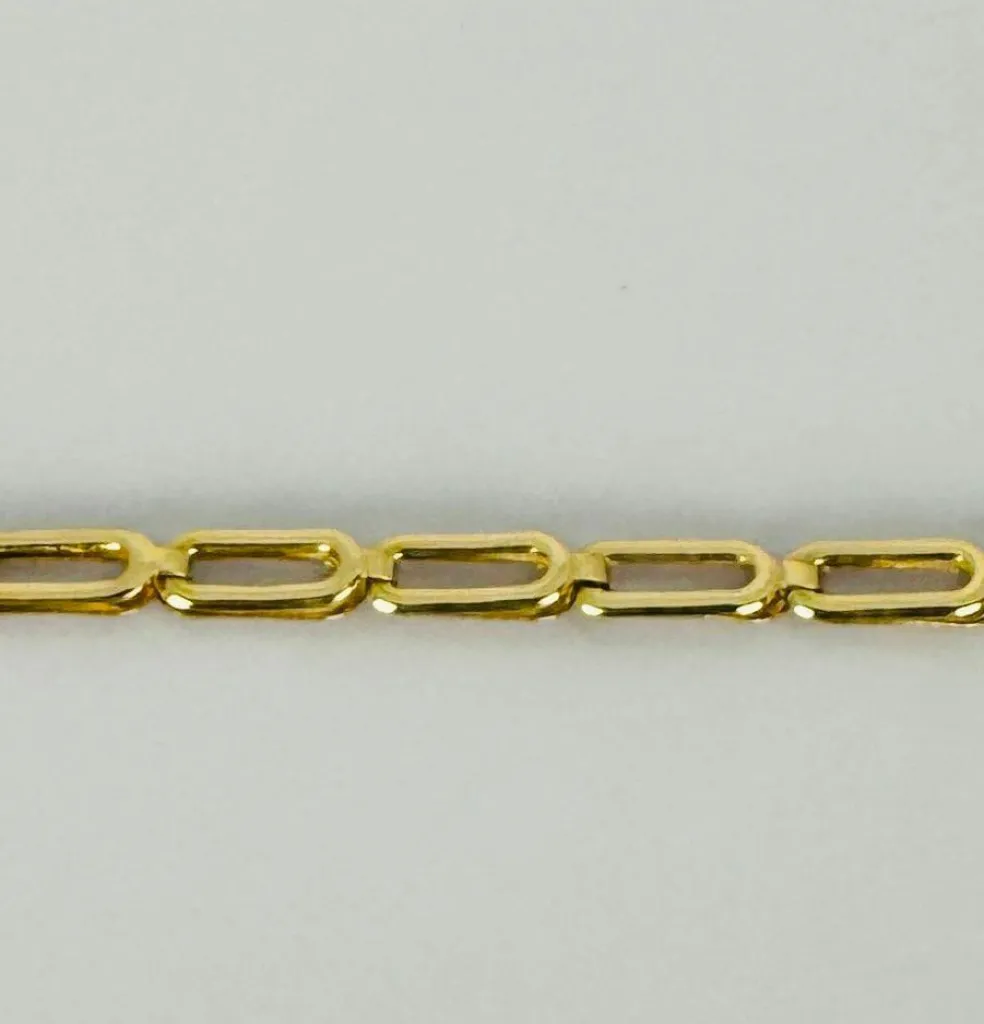 Bracelet en or jaune avec des maillons élégants