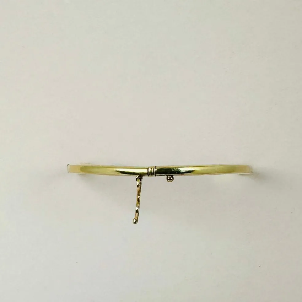 Bracelet en or jaune avec diamants