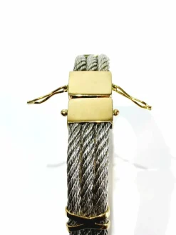 Bracelet en or jaune et argent