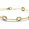 Bracelet en or jaune et blanc