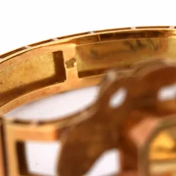 Bracelet en or jaune et citrine des années 80