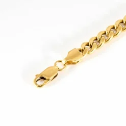 Bracelet en or jaune et saphirs cabochons