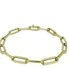 Bracelet en or jaune fermé pour toujours