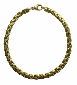 Bracelet en or jaune, maille double