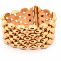 BRACELET EN OR 18KT - ANNÉES 50