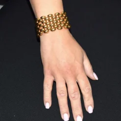 BRACELET EN OR 18KT - ANNÉES 50