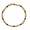Bracelet En Or Orné De Diamants Et Saphirs