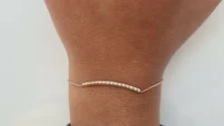 Bracelet en Or rose & diamants
