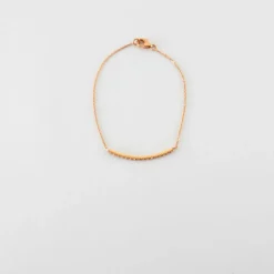 Bracelet en or rose & diamants