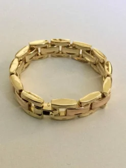 Bracelet en Or rose & jaune