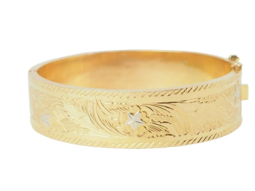 Bracelet esclave en or jaune