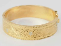 Bracelet esclave en or jaune