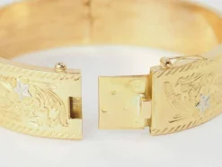 Bracelet esclave en or jaune