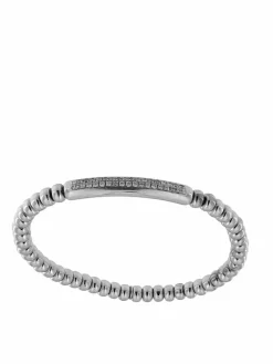 Bracelet extensible Tresore or blanc diamants de Hulchi Belluni