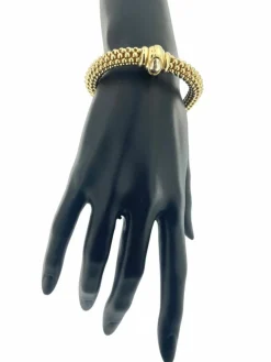 Bracelet fantaisie FOPE en or jaune