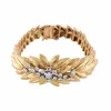 BRACELET "FEUILLAGE" OR & DIAMANTS