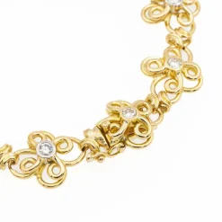 Bracelet Filigrane Or jaune Diamant