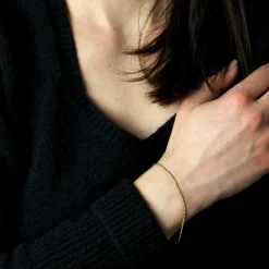 Bracelet Fin or jaune