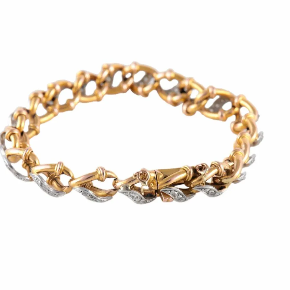 BRACELET "GILLIANE" OR & DIAMANTS