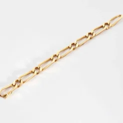 Bracelet gourmette en or jaune