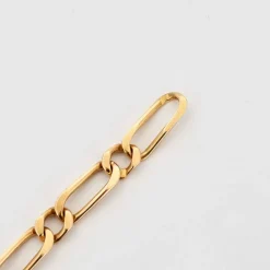 Bracelet gourmette en or jaune