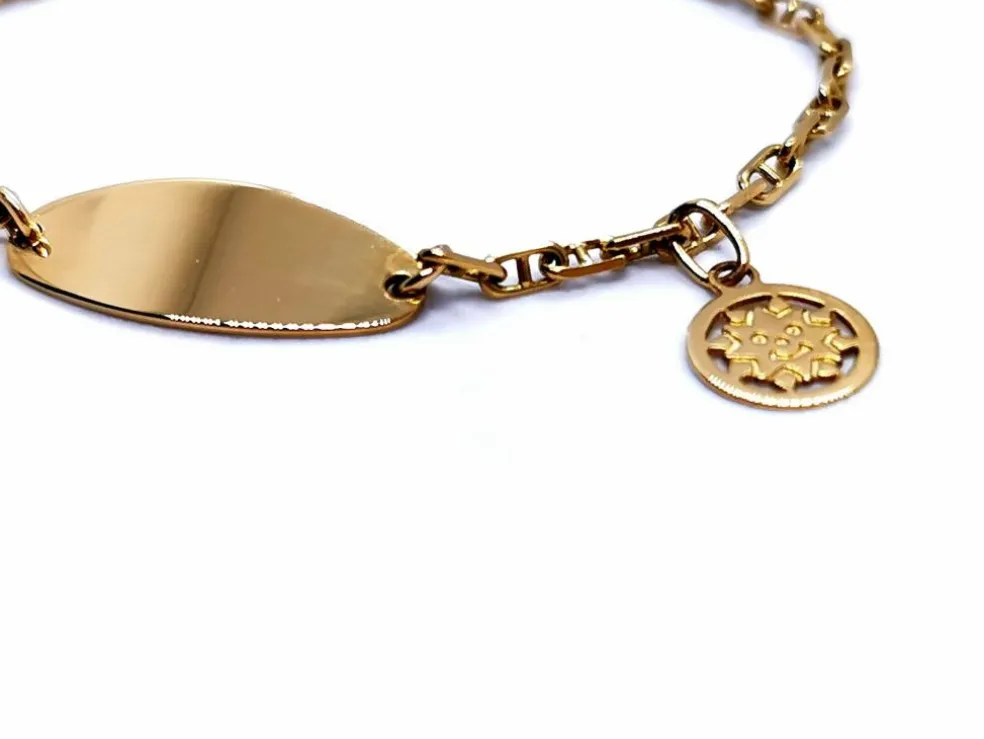 Bracelet Gourmette Or jaune