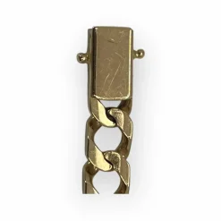 Bracelet gourmette or jaune