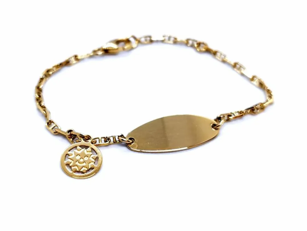 Bracelet Gourmette Or jaune