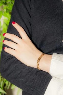 Bracelet Gourmette Or rose
