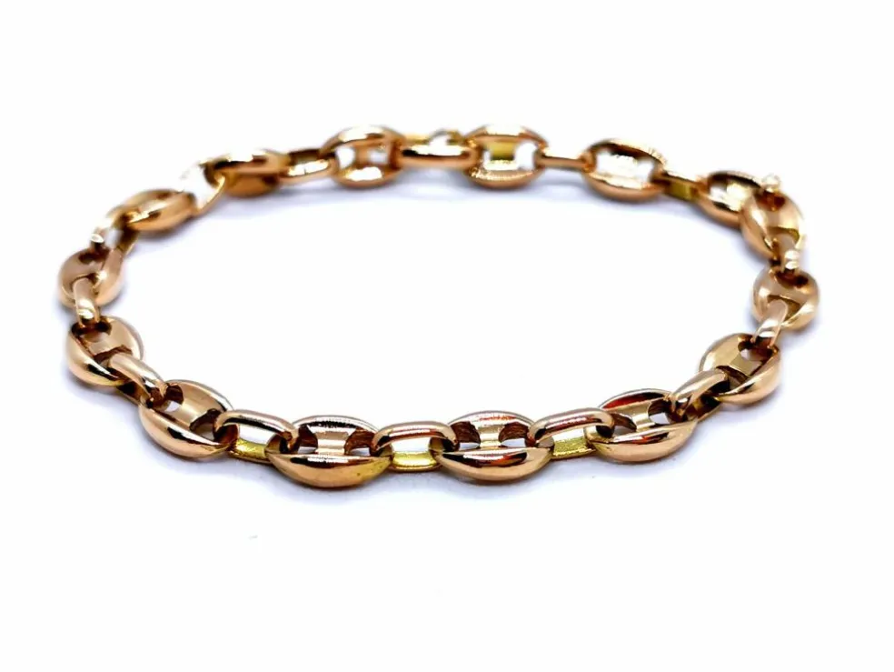 Bracelet Grain de café Or jaune