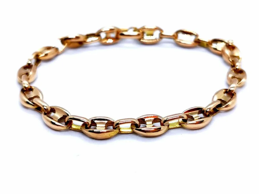 Bracelet Grain de café Or jaune