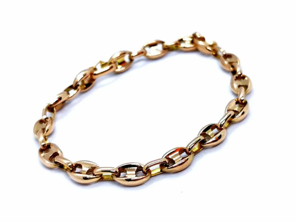 Bracelet Grain de café Or jaune