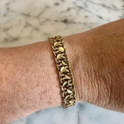 Bracelet "grains de café" Or jaune