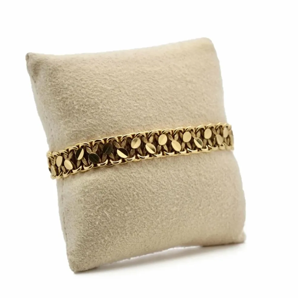 Bracelet "grains de café" Or jaune