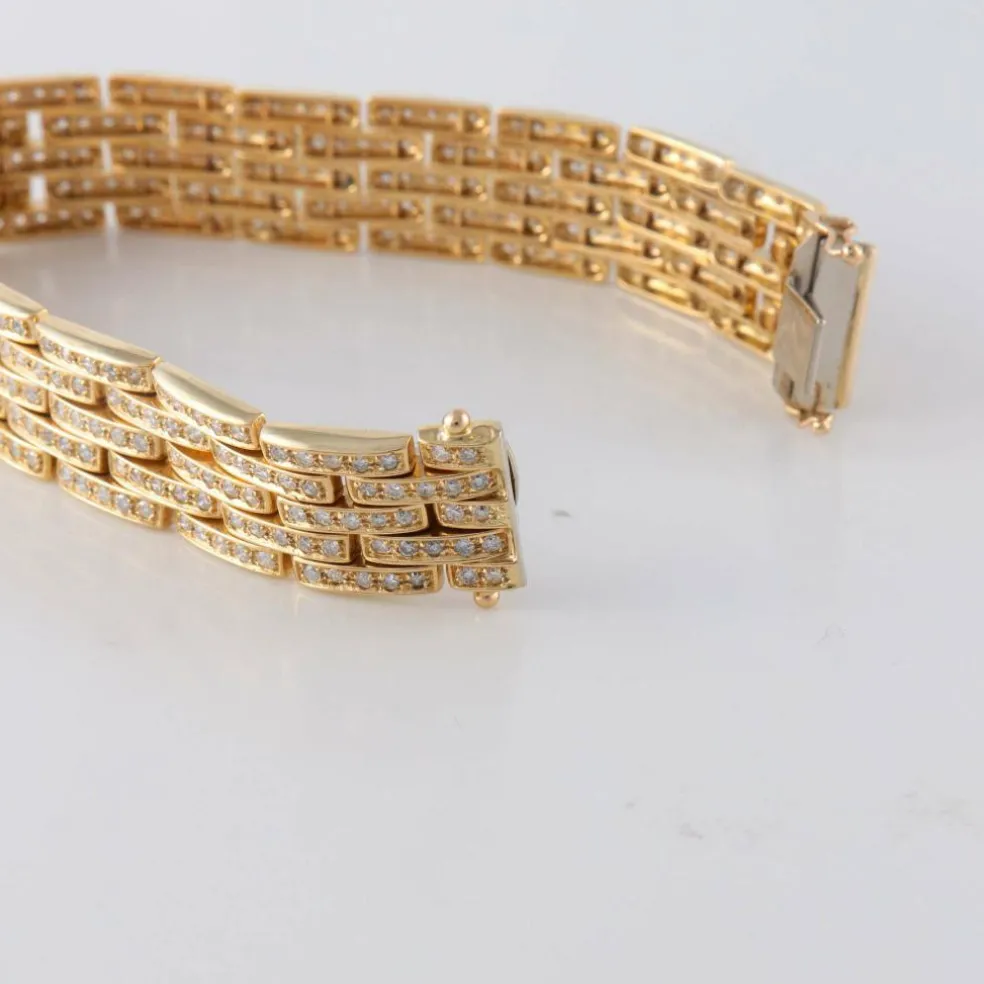 Bracelet Grains de riz pavage Diamants