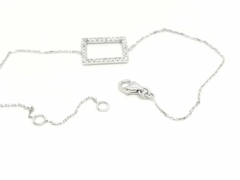 Bracelet Graphique Or blanc Diamant