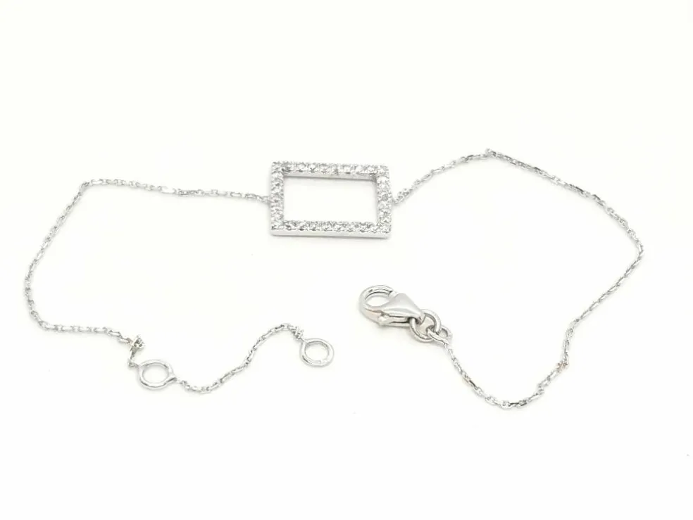 Bracelet Graphique Or blanc Diamant