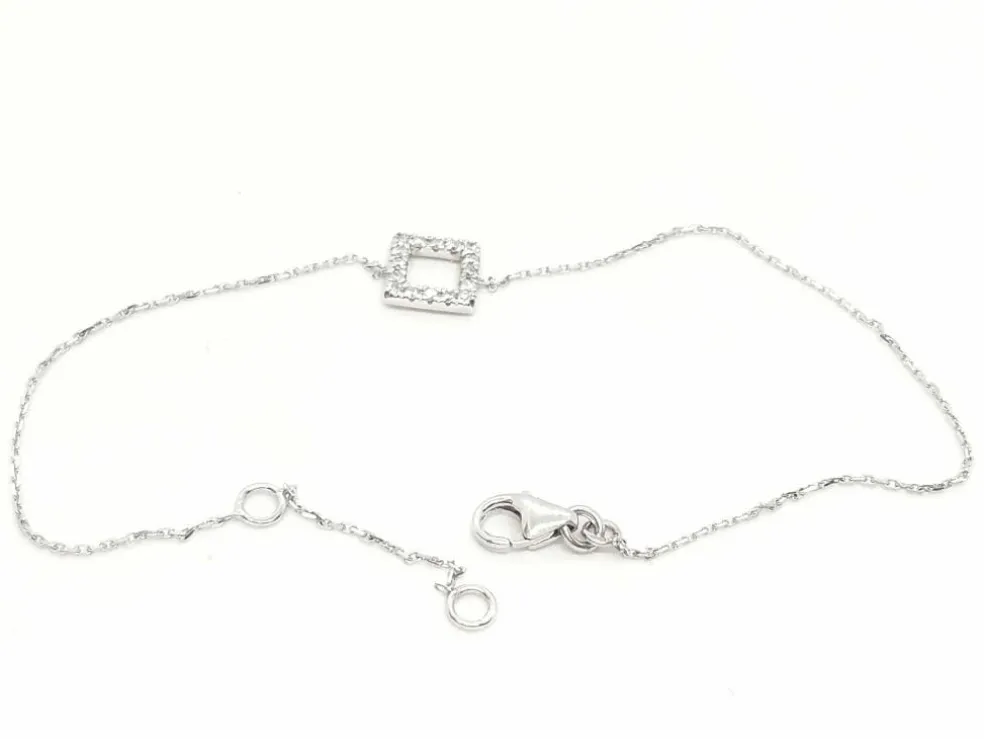 Bracelet Graphique Or blanc Diamant