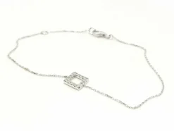 Bracelet Graphique Or blanc Diamant