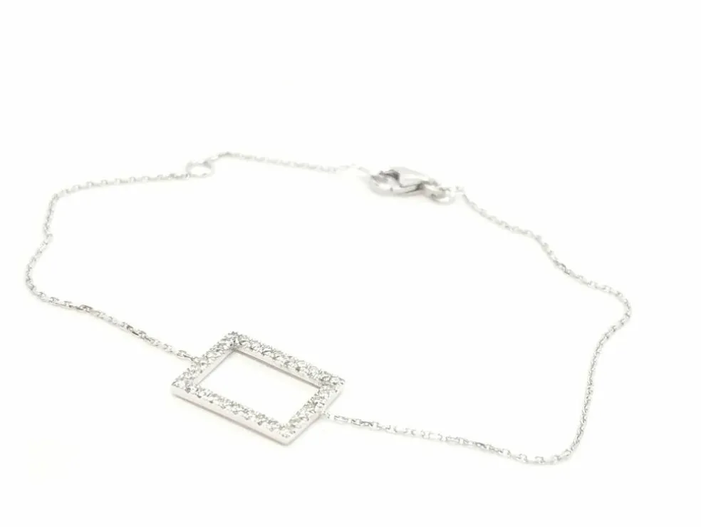 Bracelet Graphique Or blanc Diamant