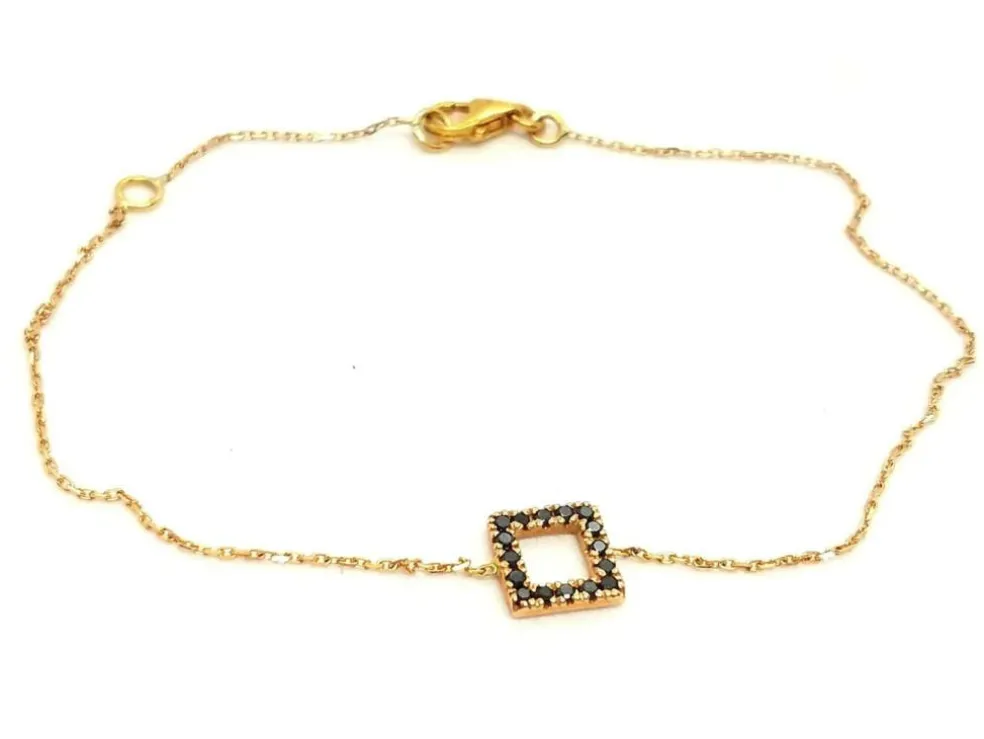 Bracelet Graphique Or rose Diamant