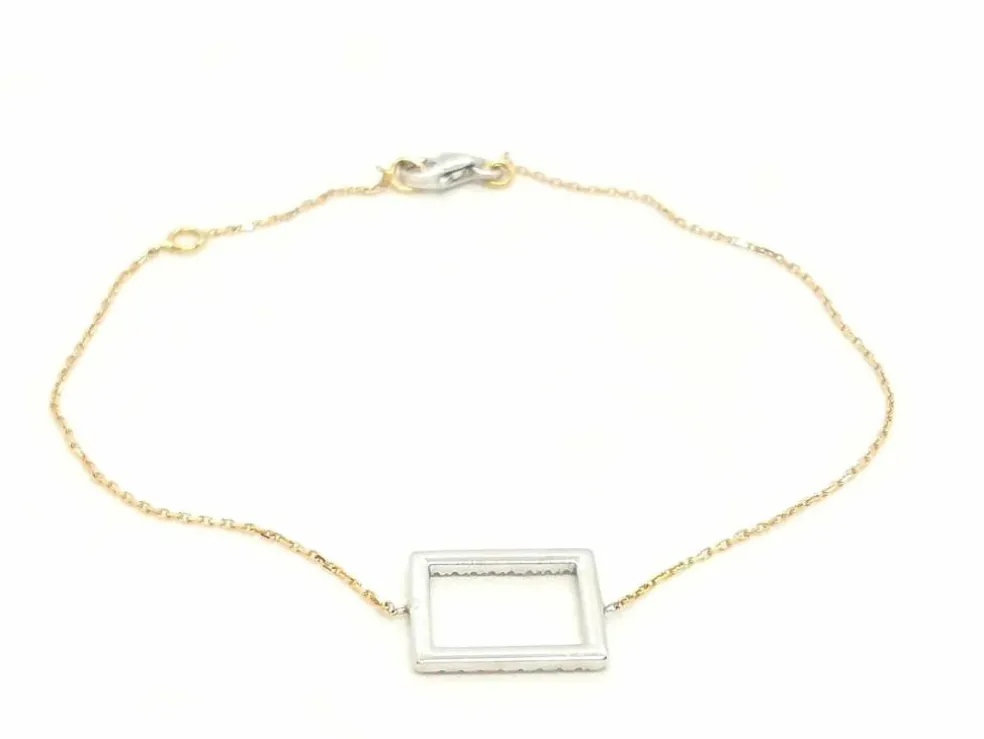 Bracelet Graphique Or rose Diamant