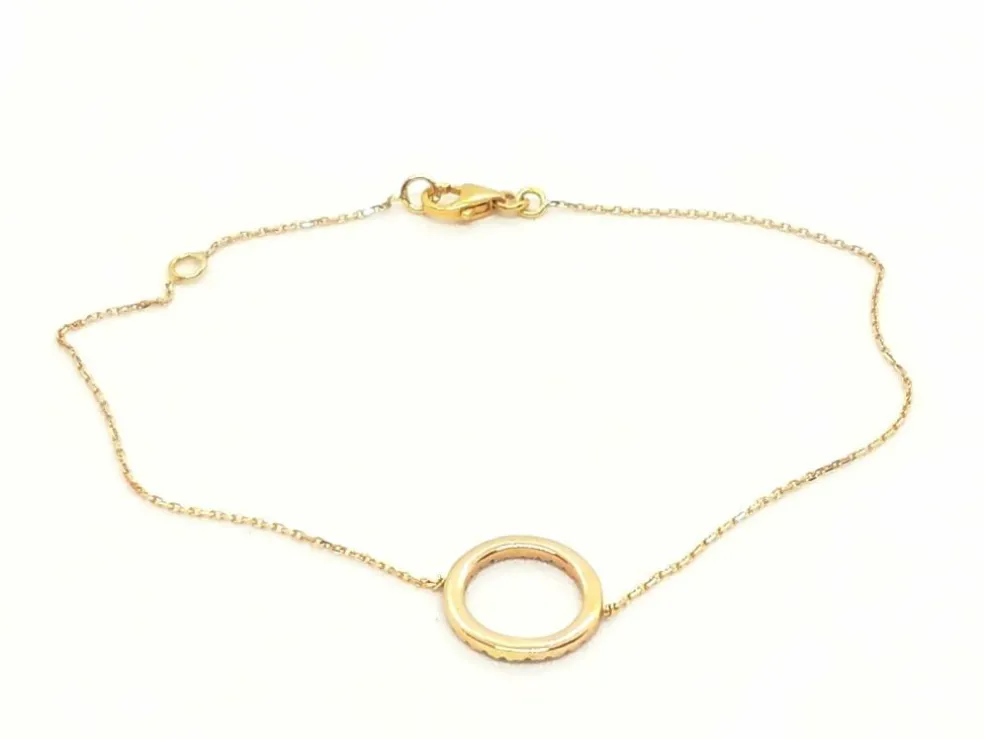 Bracelet Graphique Or rose Diamant